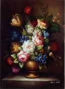 Floral, beautiful classical still life of flowers.051 unknow artist